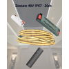 Kompletny zestaw - Taśma LED COB 48V 6000k IP67 20m + zasilacz, sterownik, pilot
